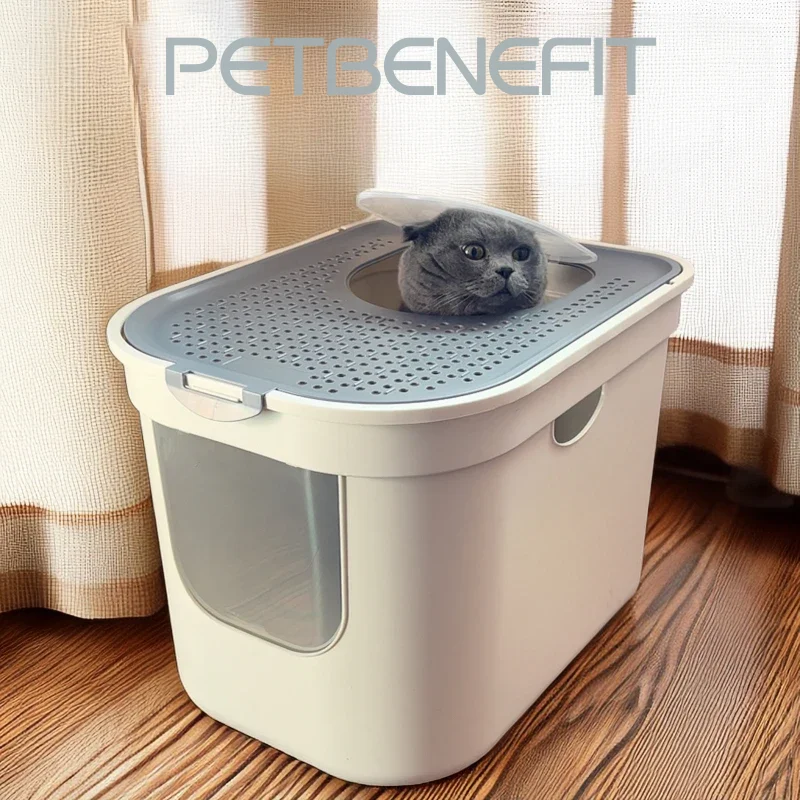 MiFunyCatLitterBoxTopinFullyEnclosedDeodorizationCatToilet