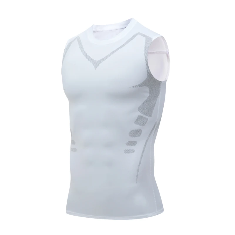 Compression Tank Top Men Gym Shirts Sleeveless Qui...