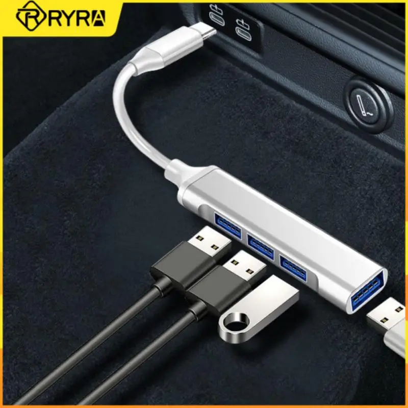 Ryra Di Tipo C A Usb 4 Port Usb Hub Hub Usb C Docking Station Otg Usb 3.0 Multi Splitter Adattatore Per Xiaomi Lenovo Macbook Air Pc Ipad