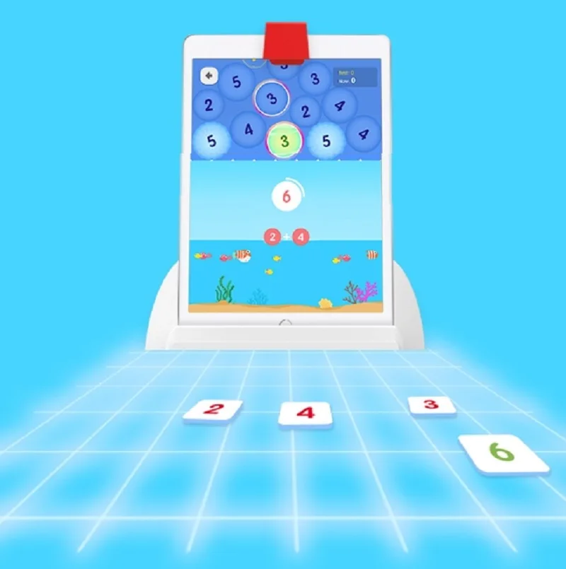 AI Smart Playmate for Your Device STEM Math Alphabet Learning Educational Toy Interactive Tangram Cogntive Puzzle Kid Ages 3-8