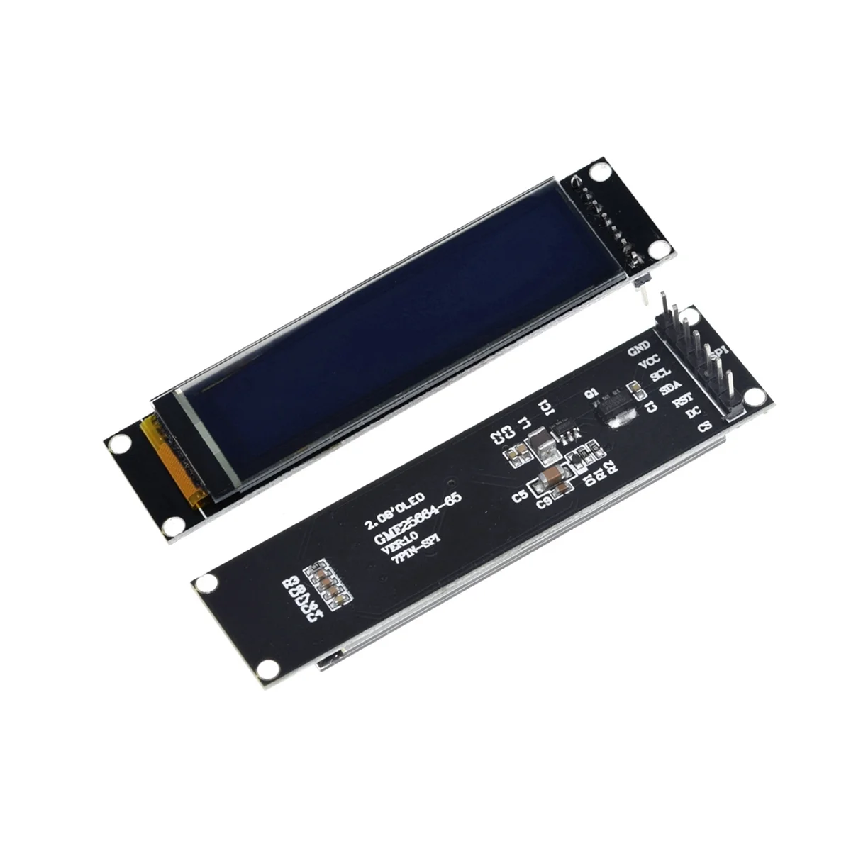  OLED ÷, 2.08 ġ, 256x64 ׷ LCD ,  ÷ ũ, LCM ũ, SH1122 Ʈѷ,  SPI