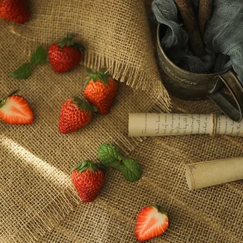 리넨 사진 소품, 레트로 촬영 소품, 쥬얼리 장식, 라이브 포즈, 음식 사진 배경 천, 핫 세일