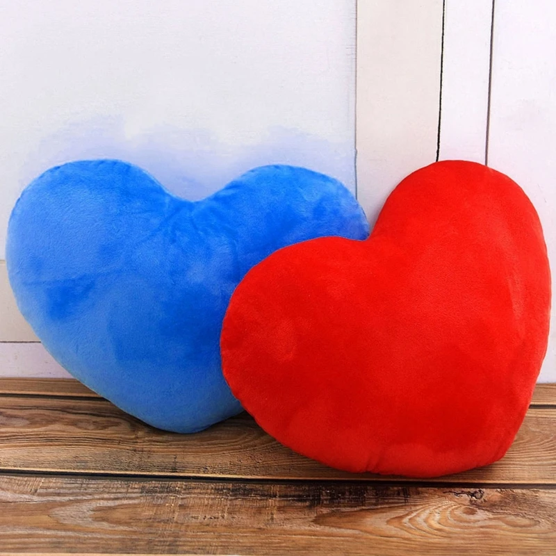 Heart Decorative Throw Pillow Cotton Soft for Creative for Doll Lover Gift for Friends Valentine's Day Skin Friend 2