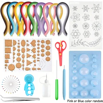Kit di strumenti per quilling di carta Set di artigianato artistico Scrapbooking Artigianato fatto a mano Regalo di Natale Kit di strumenti per decorazione di carta Kit per quilling