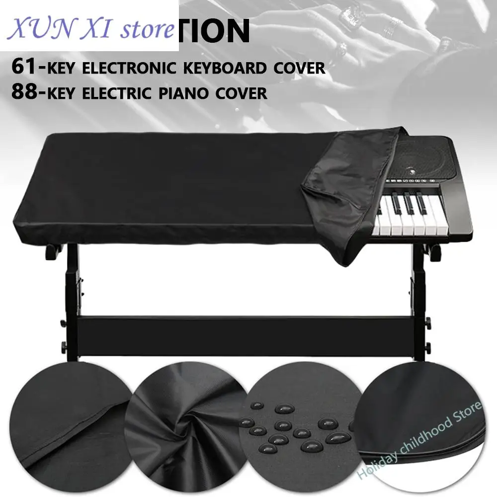 

Electronic Piano Dustproof Cover Waterproof Covers 61/88 Key Electronic Organ Cover Instrument Protection Cover With Drawstring
