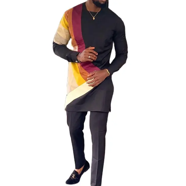 Shola 2 Pieces Long Sleeve Shirt Tops Trousers - Image 4