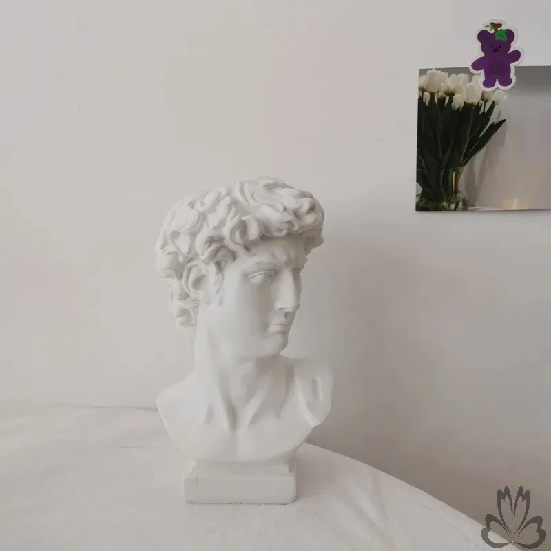 Modern Nordic Style Creative Portrait Vase Human Head Flower Vases Decorative Ornaments Resin David Home Flowers Art Decor 5
