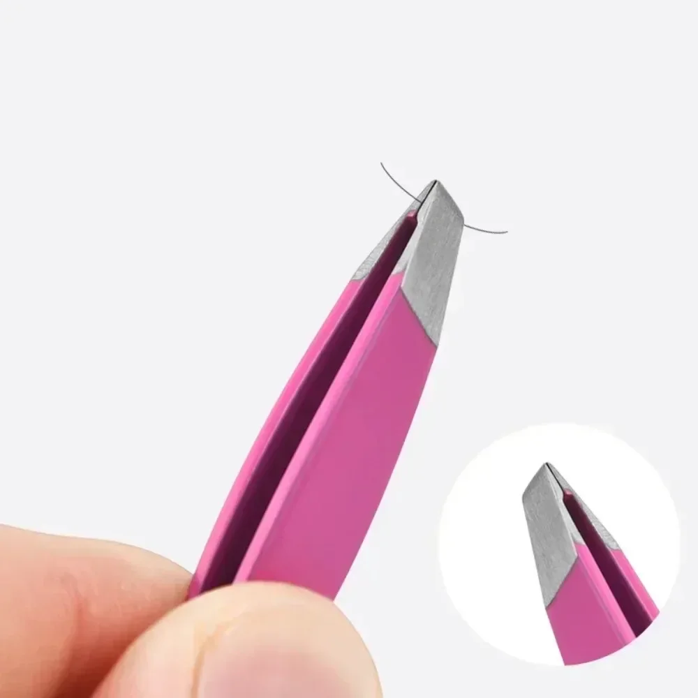 1 Pc Colorful Eyebrow Tweezer Stainless Steel Hair Removal Clip for Eyelash Extension Tweezer Professional Makeup Beauty Tools