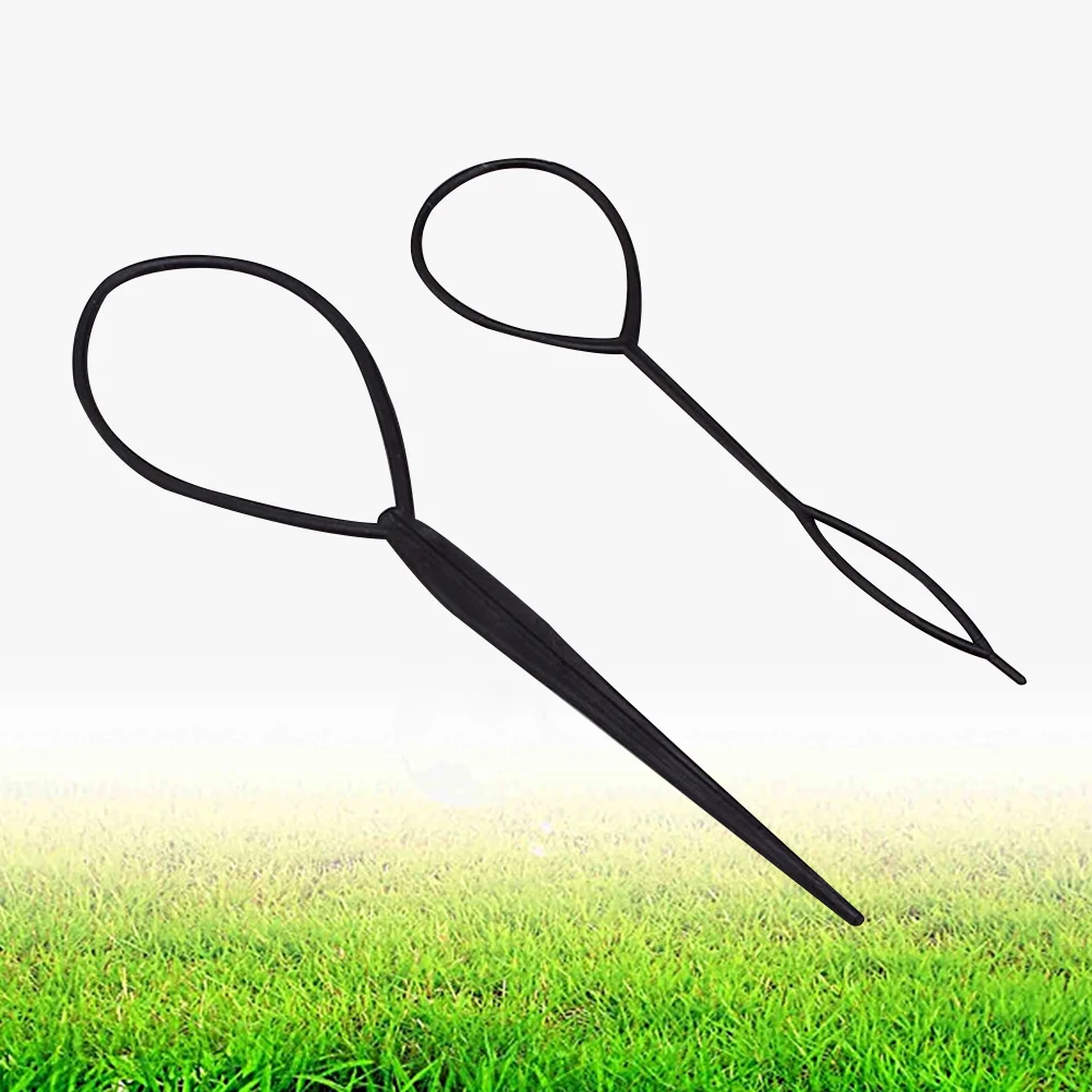 2Pcs SpiralTopper AccessoriesWeave ChildPullTool BraidingTools ElasticDIY Hairstyle PartyBanquet Hairdressing