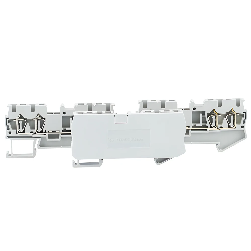 1 Piece D-ST2.5-QUATTRO End Cover For ST2.5-QUATTRO Din Rail Terminal Blocks End Cover Plate din rail terminal block