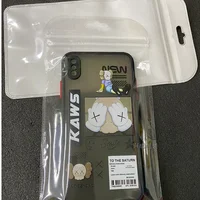 100pcs Transparent Self Sealing Bag Sealing Small Plastic Bags 5.5/6.7-inch Phone Case with Hanging Hole Waterproof Packag Bags 2