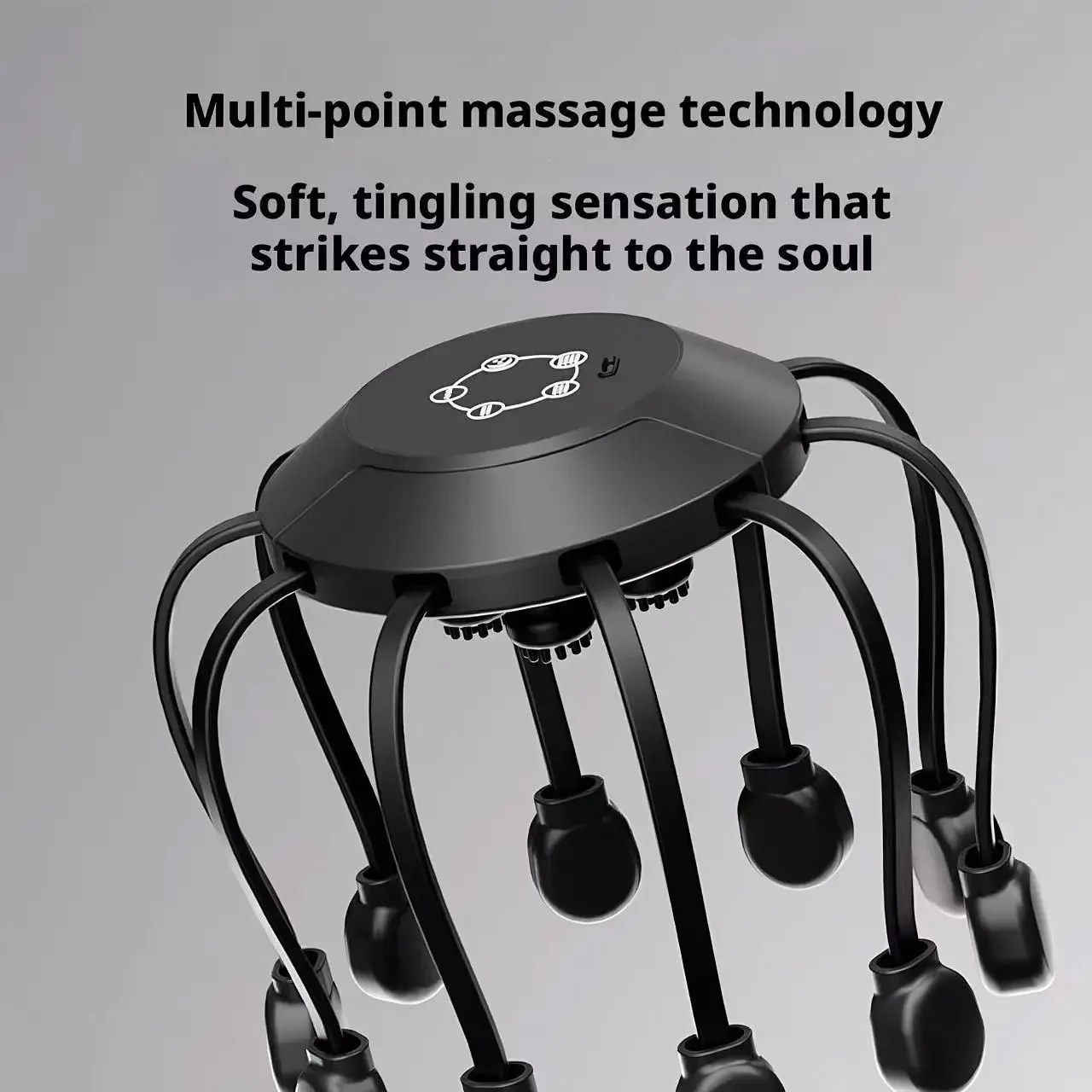 Massaggiatore Elettrico a Forma di Polpo con 10/14 Artigli, Dispositivo Intelligente per Massaggio del Cuoio Capelluto, Rilassante e Antistress, Massaggiatore per Tessuti Profondi, Spa per la Testa a Casa - immagine 5