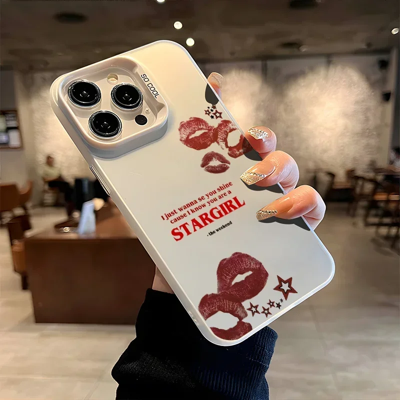 Vibrant Red Lips Print Phone Case - Bold & Stylish Design