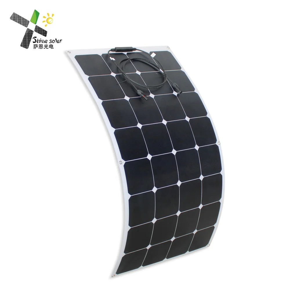 Pannello Solare Flessibile Etfe Sunpower 120W 150W Per Barca Rv