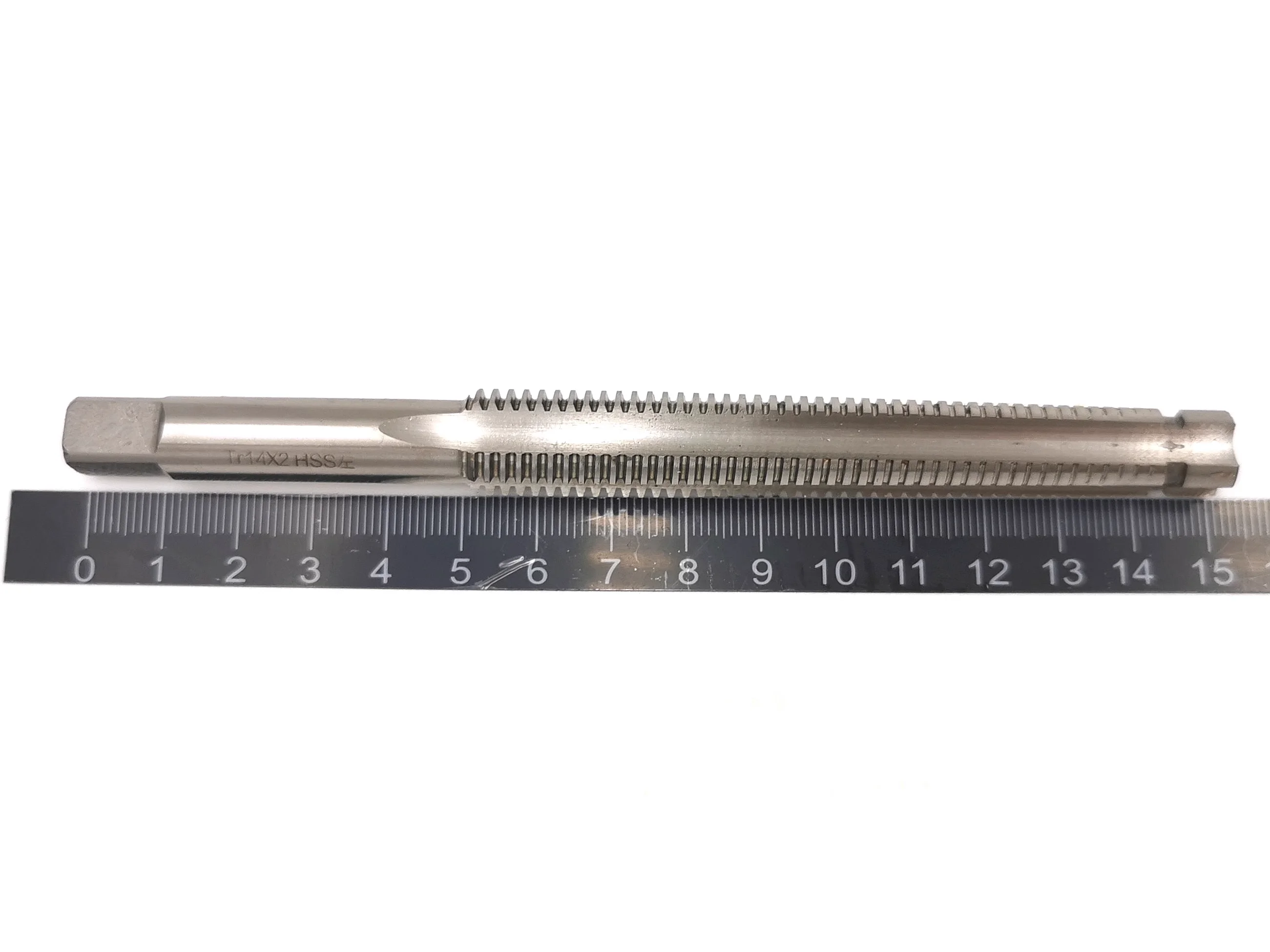 1pcs HSS Tr형 나사산 오른손 탭 머신 탭 사다리꼴 탭 Tr6 Tr22 Tr24 Tr26 28 TrTR30 Tr32
