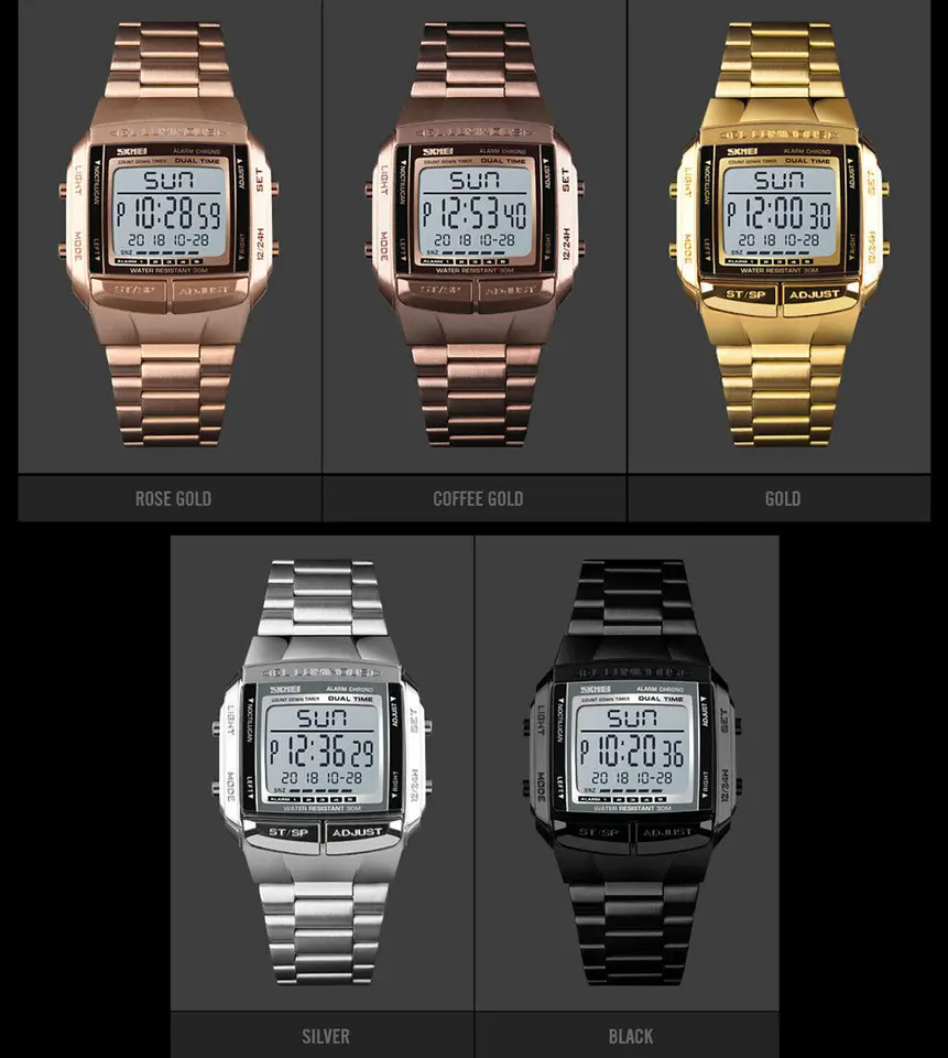 Luxury Waterproof LED Digital Sports Watch for All