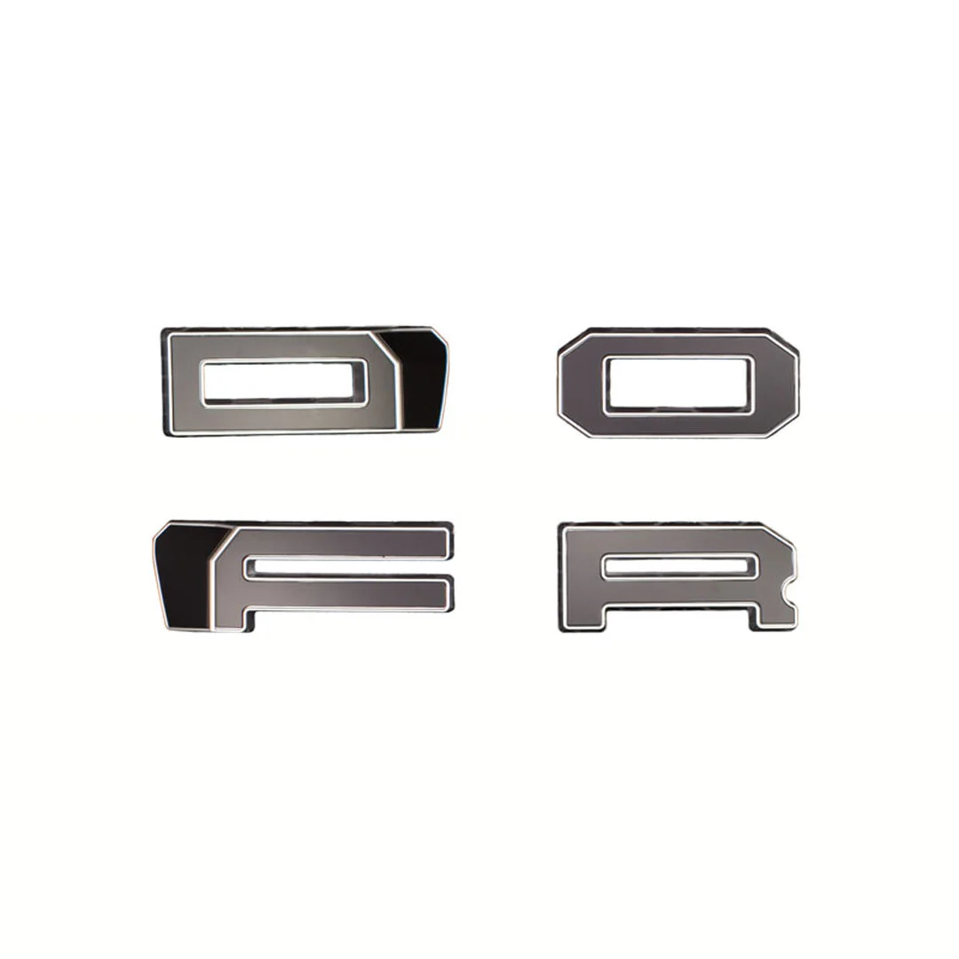 4 Letters Modified Mesh Grill Grille car accessories Fit RANGER-T8 PX3 MK3 XL XL+ XLS XLT Limited WILDTRAK Pickup Trucks