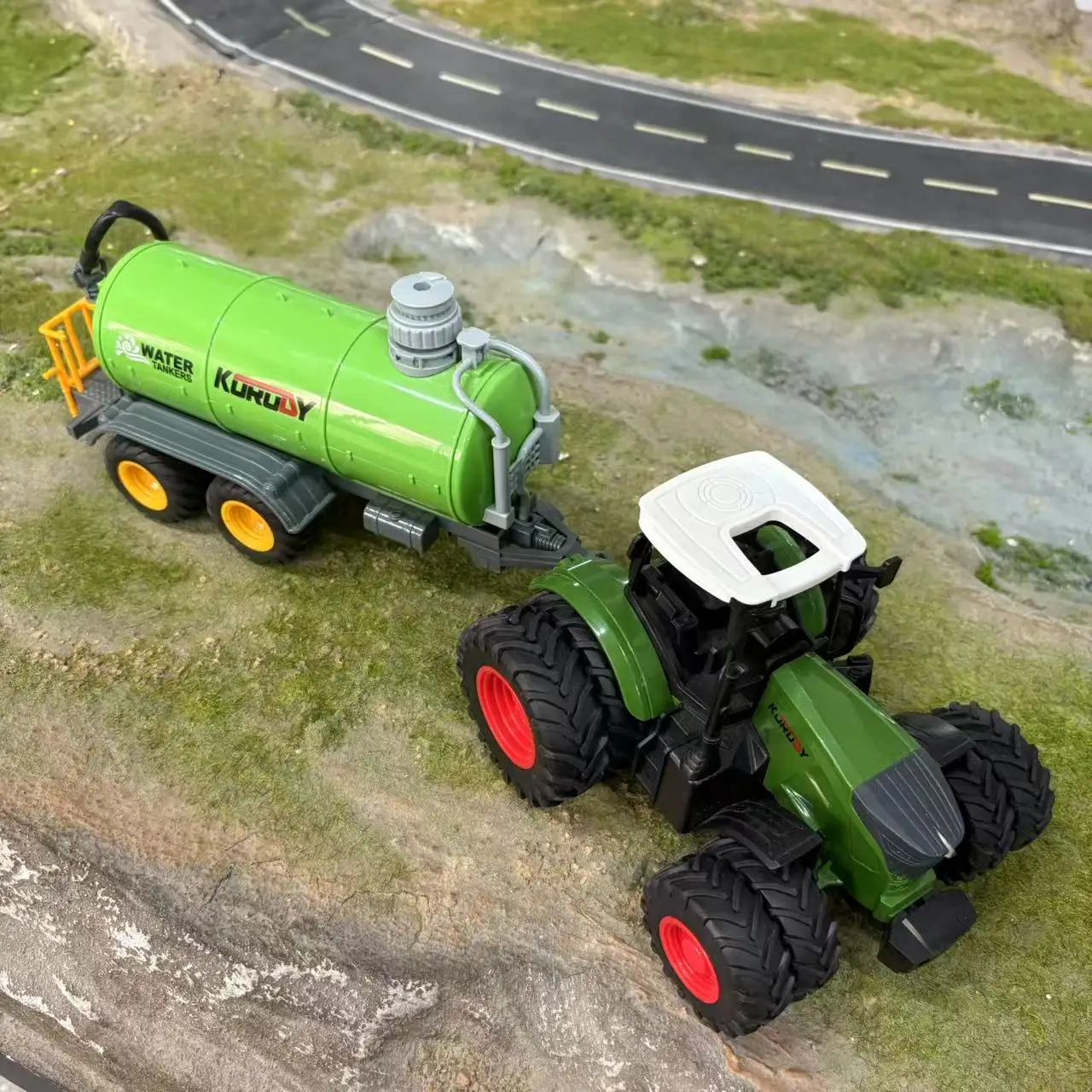 Farm-Themed Toy Truck Set with Accessories