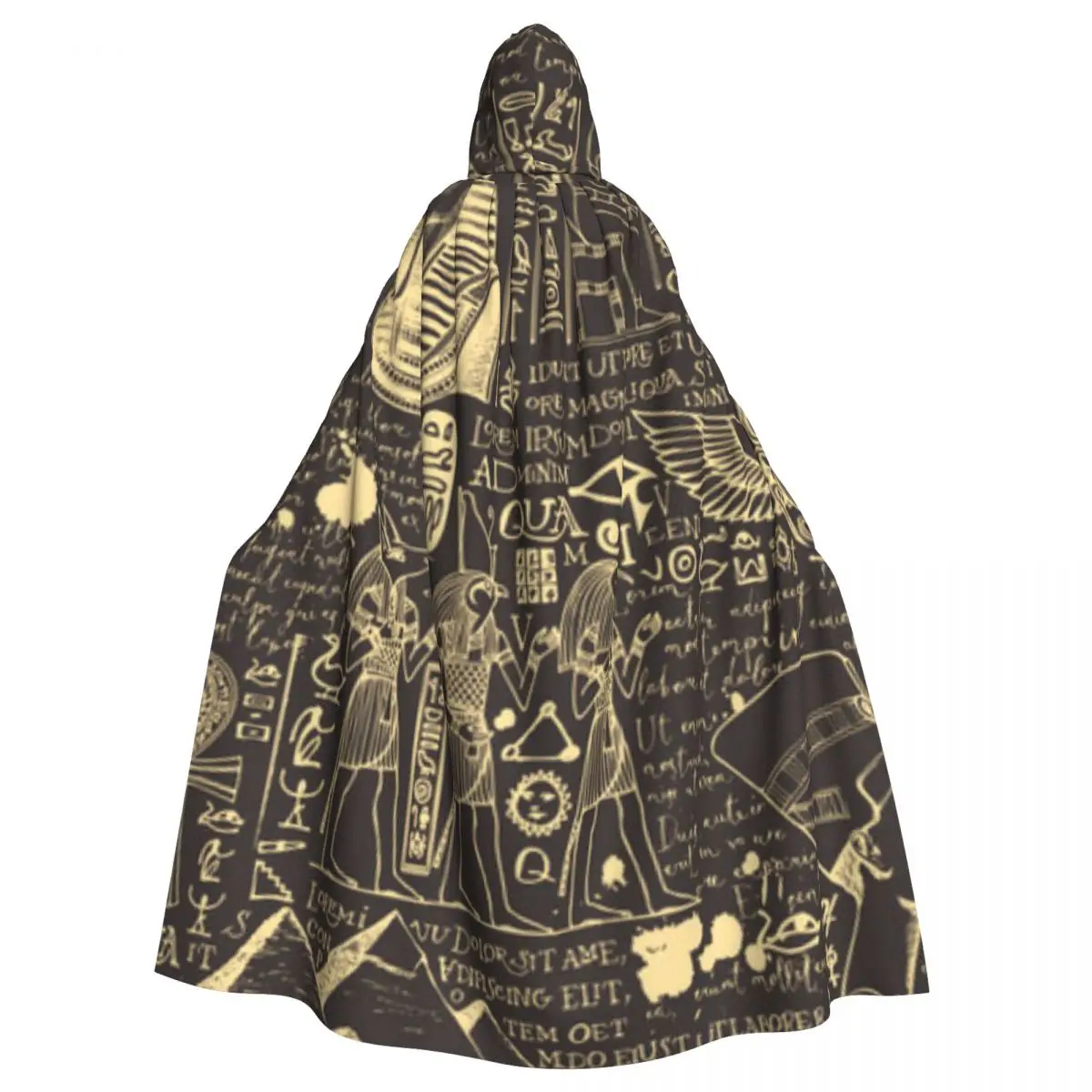 

Unisex Witch Party Reversible Hooded Adult Vampires Cape Cloak Ancient Egypt Egyptian Gods