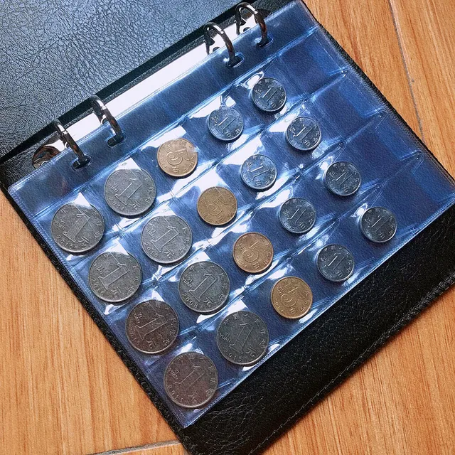 Livre de Collection de pièces de monnaie de grande capacité, 480/120 pochettes, classeur de pièces de monnaie anciennes, Album de Collection, dossier de Volume commémoratif Royal 1