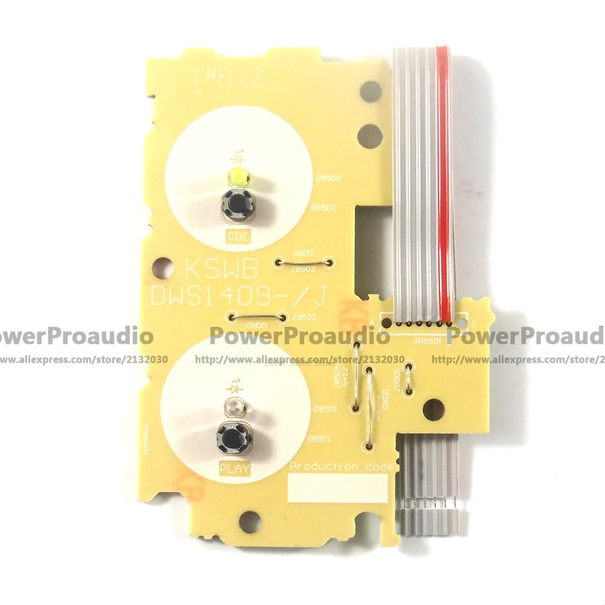 for Pioneer CDJ 2000 KSWB PLAY PAUSE & CUE SWITCH PCB ASSEMBLY (Replaces DWS1409)