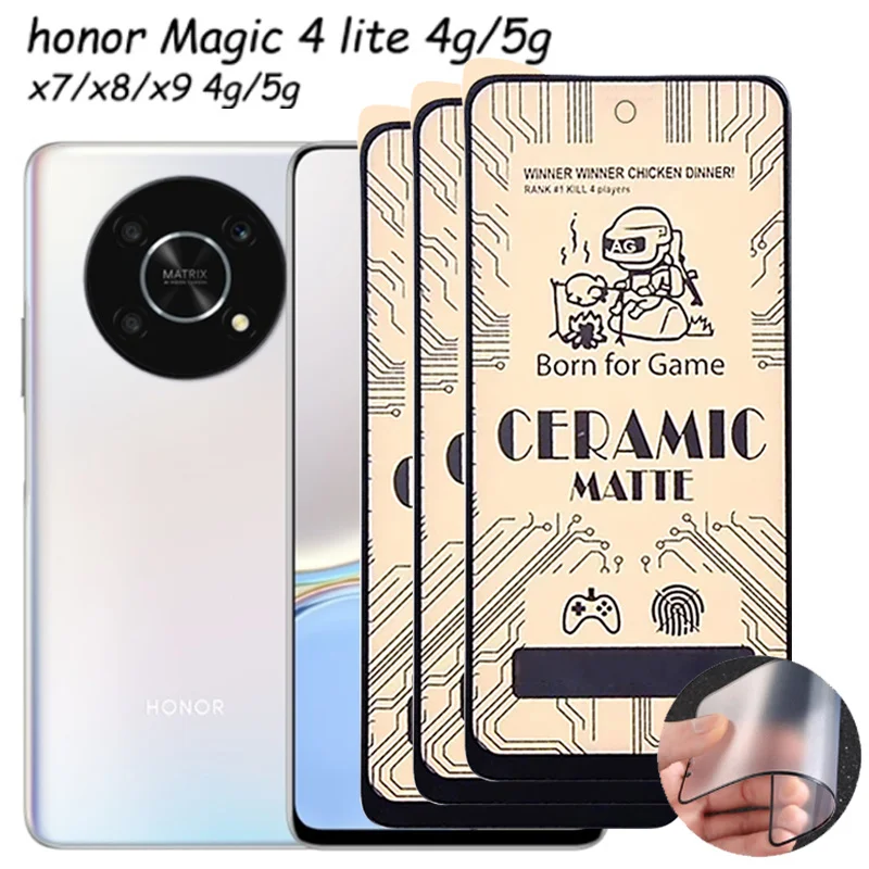 

Ceramic film honor magic 4 lite screen protector magic 4 lite x7 x9 x8 magic4 lite film glass for honer magic 4 lite 5G