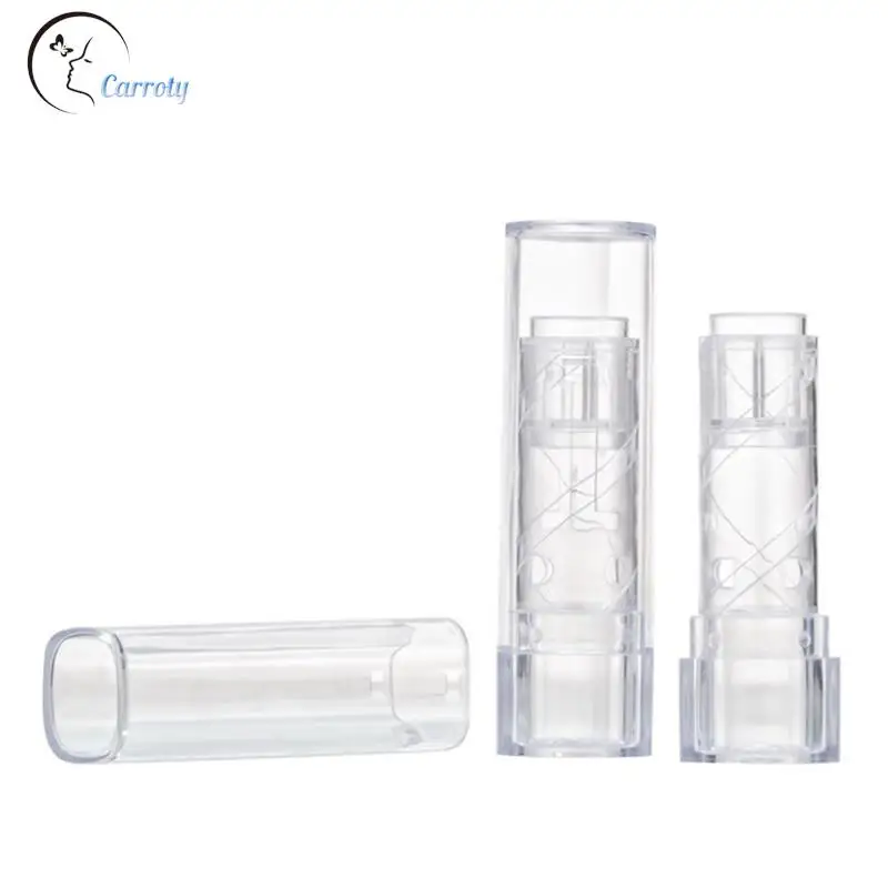 

5PCS Transparent DIY Empty Lip Gloss Lipstick Balm Tube With Caps Container Lip Cosmetic Tool Beauty Tools