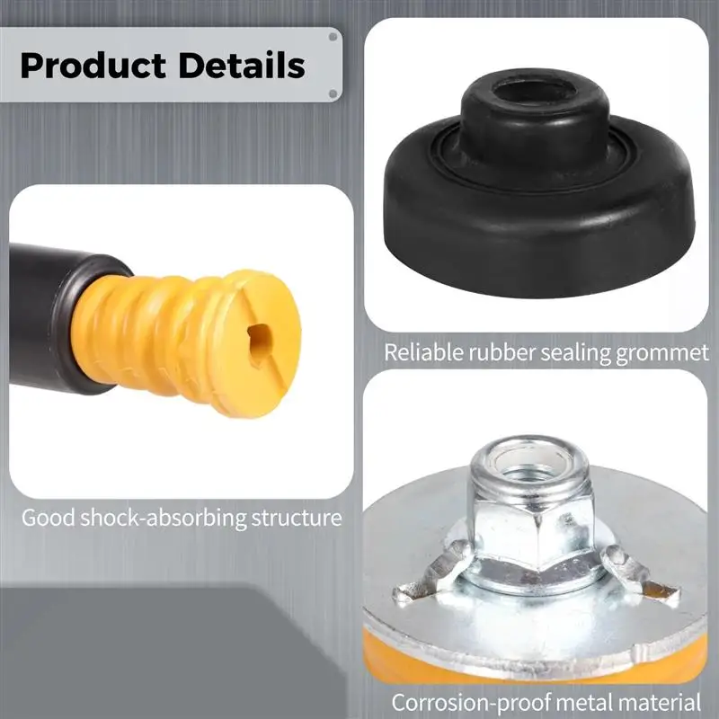 Rear Upper Lower Shock Mounts Rear Shock Absorbers Grommets Bump Stops Kit For E82 E88 E90 E92 128i/135i/323i/325xi/328i/328xi