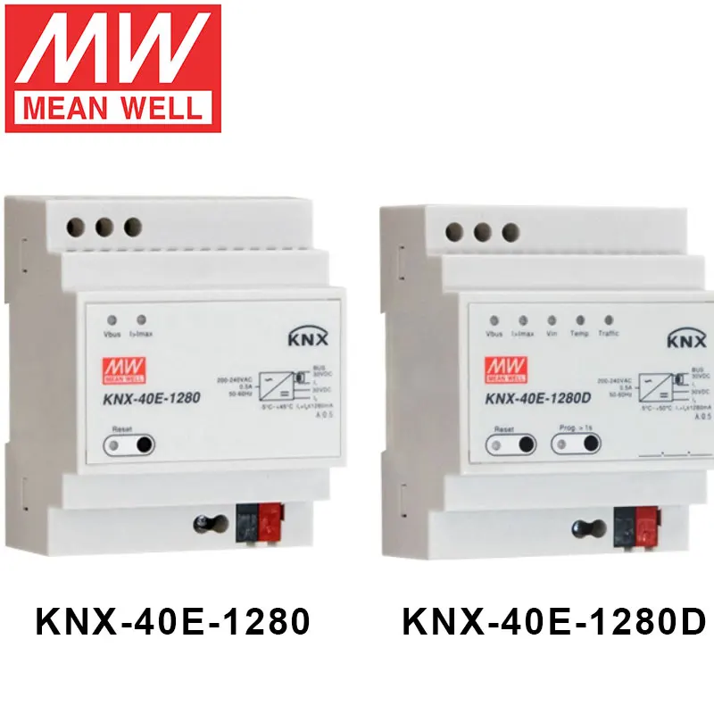 MEAN WELL KNX 40E 1280 MEANWELL 1280mA KNX EIB Power Supply with