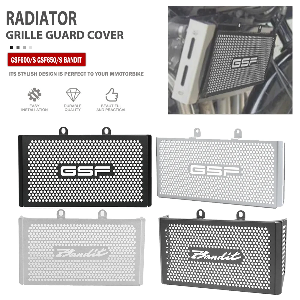 

Motorcycle Radiator Guard Grille Protector Oil Cooler Cover For Suzuki GSF600 S GSF600S Bandit 600/650 1995-2006 GSF 600S 650S