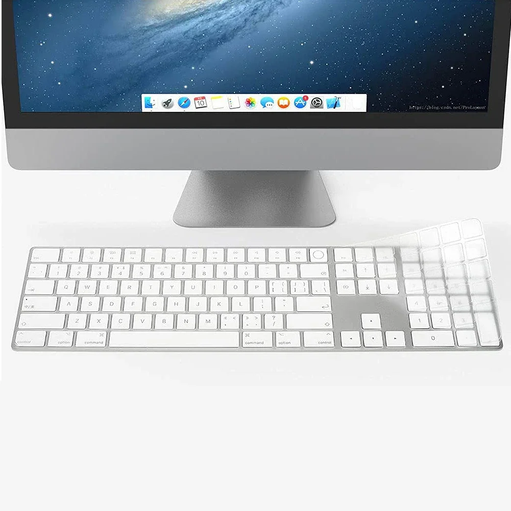 Защитный чехол для клавиатуры для Apple IMac 1843 A1644 A2520 A1314 A2449, силиконовый, прозрачный, водонепроницаемый