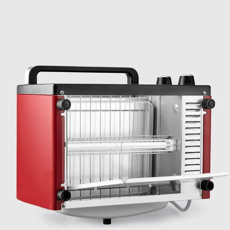 12L Automatic Mini Electric Oven 220V 1050W Household Pizza Oven Meat Grill Bread Baking Machine Kitchen Appliances electric oven