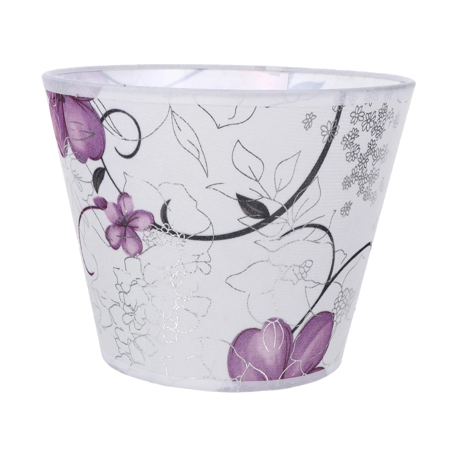 

Lampshade Floral Barrel Fabric Home Decoration Floor Light Dust Cover Chimney Table Protective Flower Pattern Candlesticks