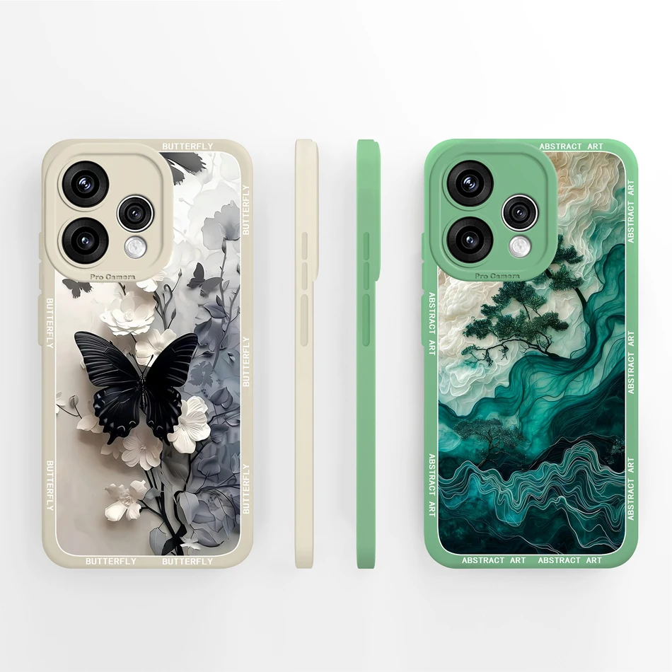Lovely Cartoon Pattern Soft Silicone Phone Case