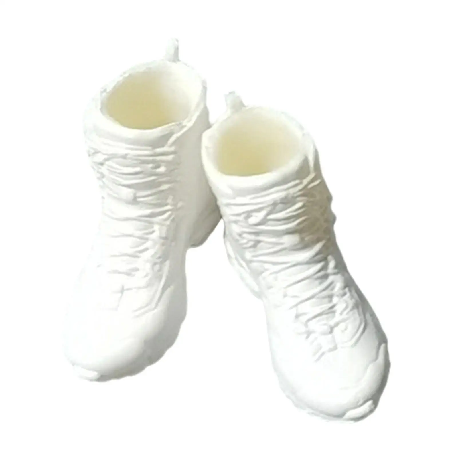 1:12 Scale 6" Male Soldier Shoes, Action Figures Shoes Decoration Parts