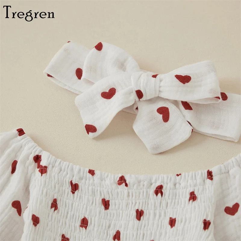 Baby Girl Holiday Print Romper 4