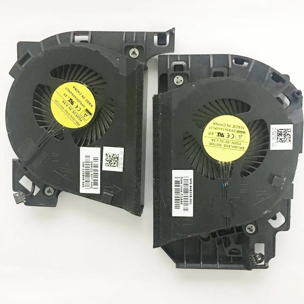Computer CPU Cooling Fans For HP ZBOOK 17 G3 848378-001 848377-001 FGD9 FGDN DC5V Cooler Fan Radiator replacement laptop parts