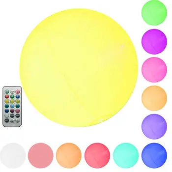 40cm Large Led Beach Ball With Remote Control 13 Colors With Inflation Pump For Sum&mer Fun Outdoor Games Decorations Pool Party 2