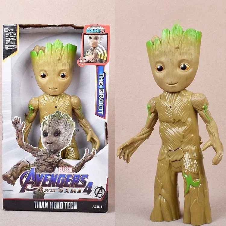 thumbnail image 1 of Figura de Marvel de 30 cm, Avengers Endgame, Capitán Justicia, sonido, luz LED, superhéroe, muñecas, juguetes, figura de acción de PVC, modelo de juguete, regalo para niños, 1 of 5