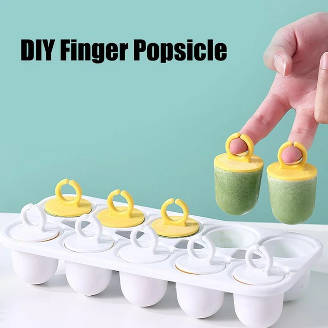 New 7 Holes DIY Ice Cream Pops Silicone Mold Ice Cream Ball Maker Popsicles  Molds Baby Fruit Shake Home Kitchen Accessories Tool - AliExpress