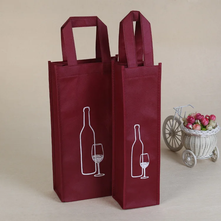 Creative Packaging Bags Paper Gift Box String for Red Wine Bottle