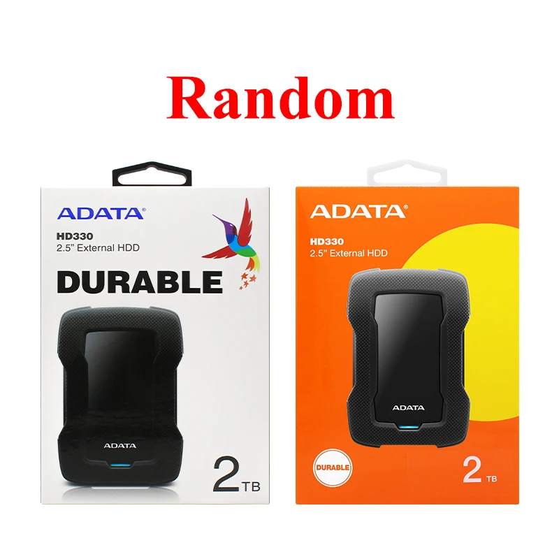 100%  ADATA HD330  HDD, ũž Ʈ PC,   ϵ ̺ ũ, 2.5 ġ, 1TB, 2TB