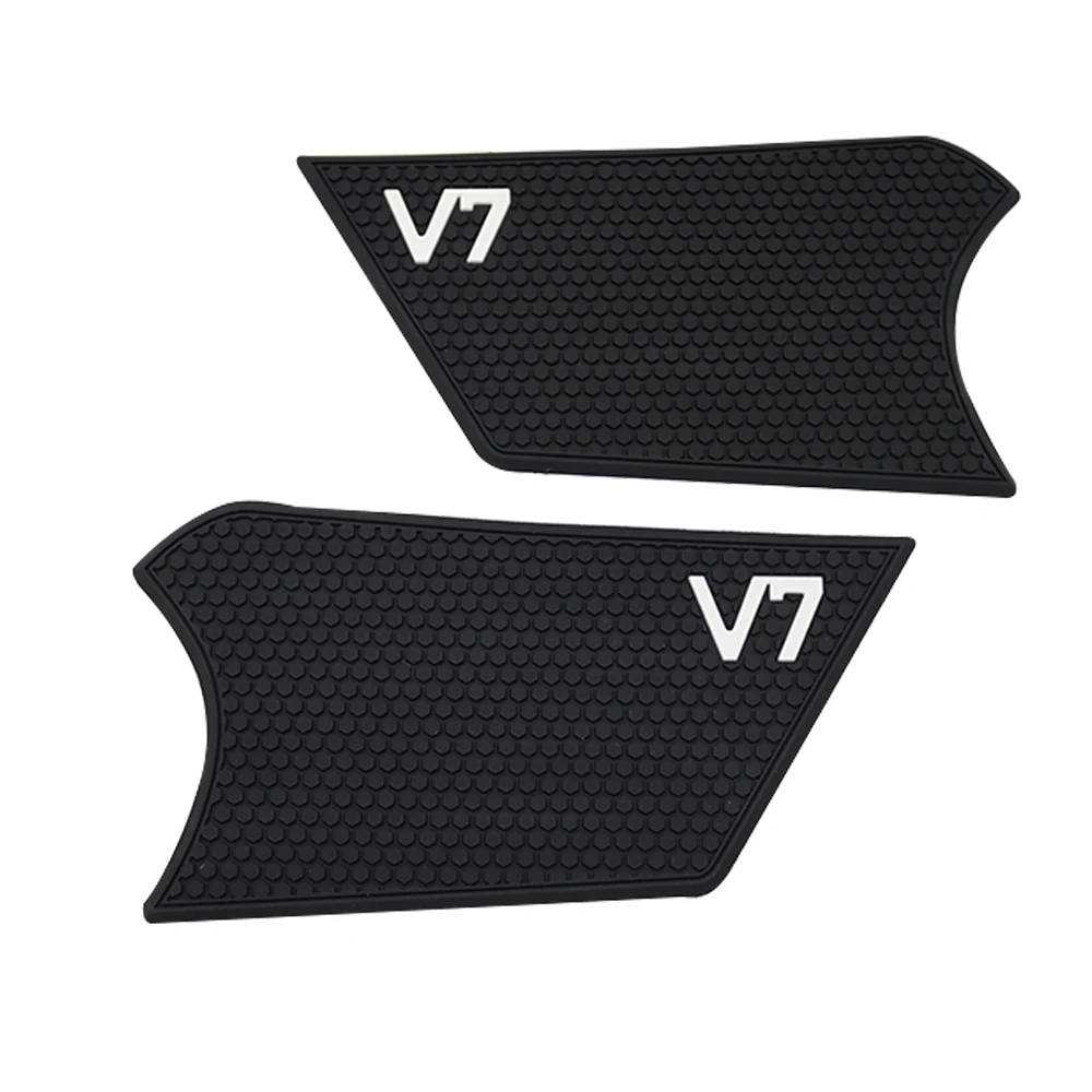 Motorcycle Non-slip Side Fuel Tank Stickers Waterproof Pad Rubber Sticker For MOTO GUZZI V7 III 850 Special 2021 - 2023 special easy to detachable widening decompression color waterproof nylon stress reliever shoulder strap for backpack