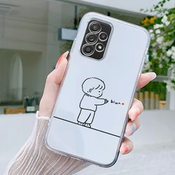 Elegant Lovers' Black and White Phone Case Cover - Samsung A71 (B1)