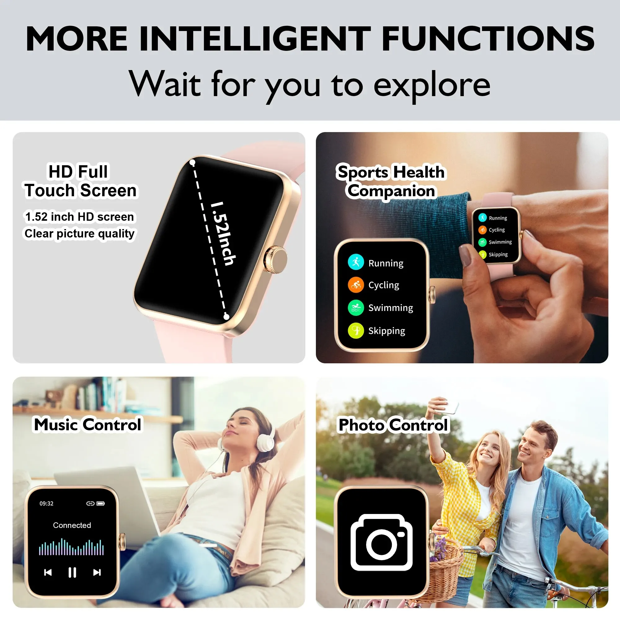 Blackview W10e Ʈ ġ 1.52 ġ HD TFT ġ ũ ձ ð ̽  Ǹ Ʈ, IP68   ߿  Ʈ