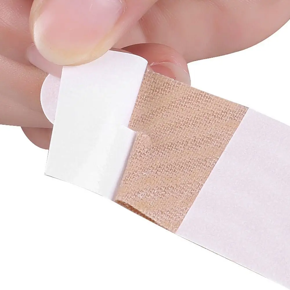 10PCS Elastic Cloth Wrist Patches Khaki Breathable Tendon Sheath Patch Anti-sprain Relieving Thumb Pain Sports Protective Gear