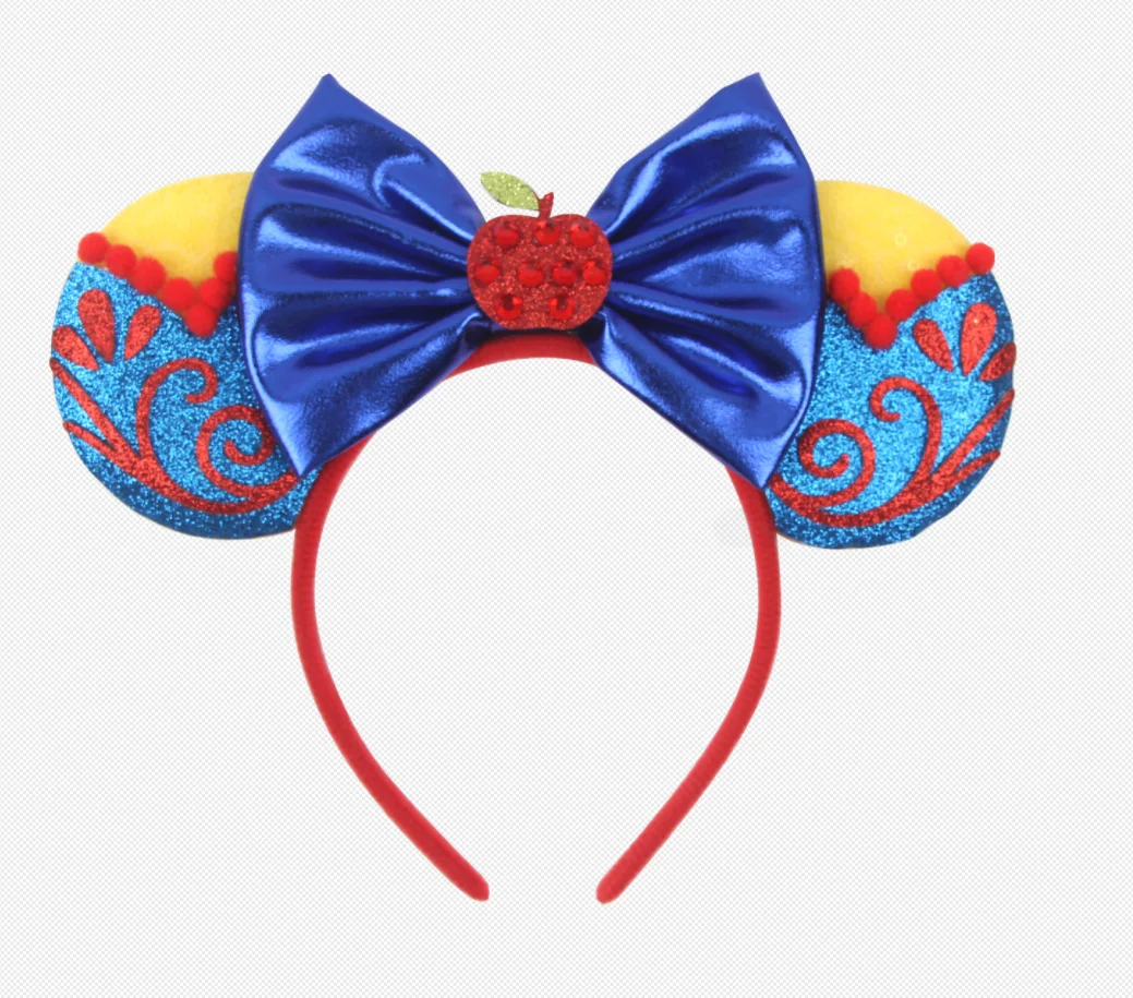 Neues Mausohren-Stirnband Mickey 5-Zoll-Schleifen-Haarband Mädchen Party Festival Geschenk Halloween DIY Haaraccessoires – Detail 10