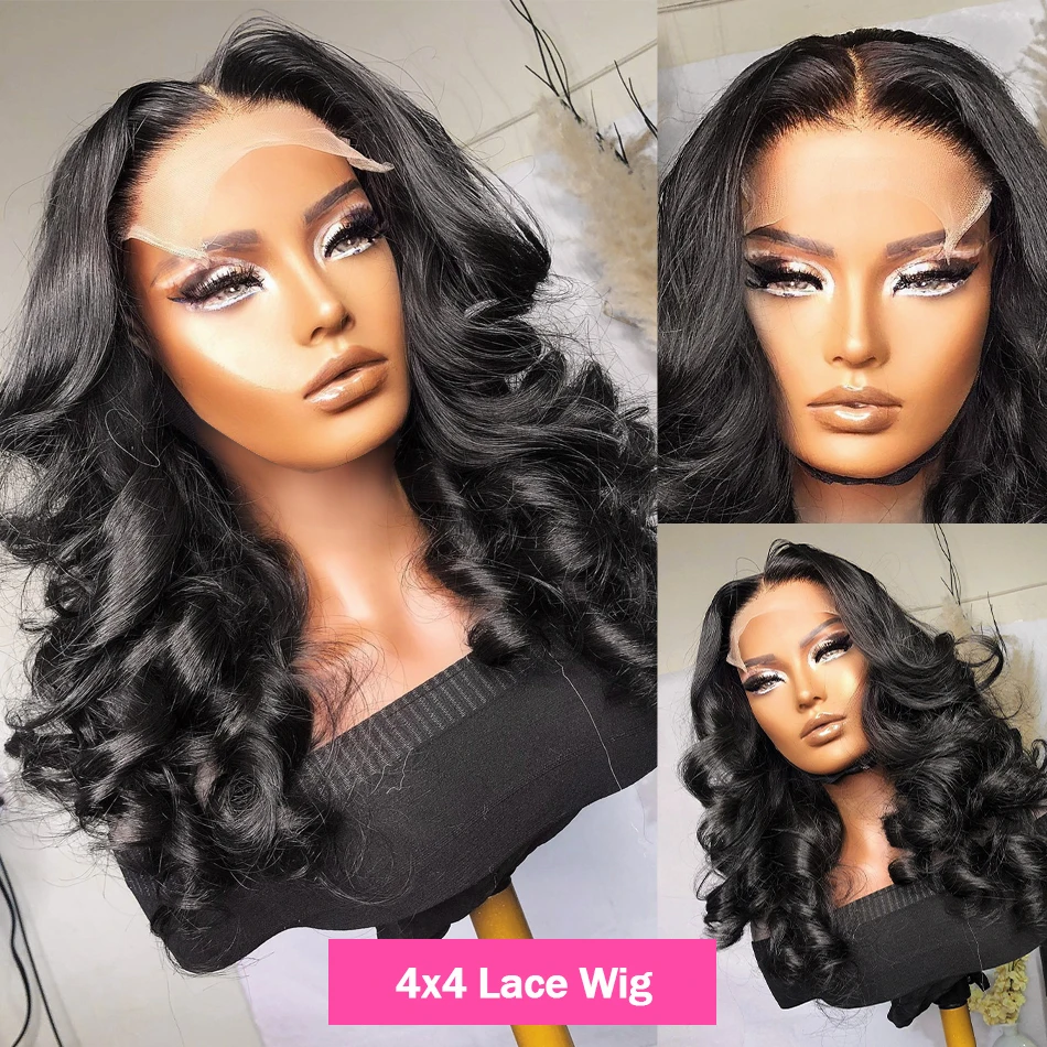 Luvin Deep Wave 13x6 HD Transparent Lace Frontal Human Hair Wigs