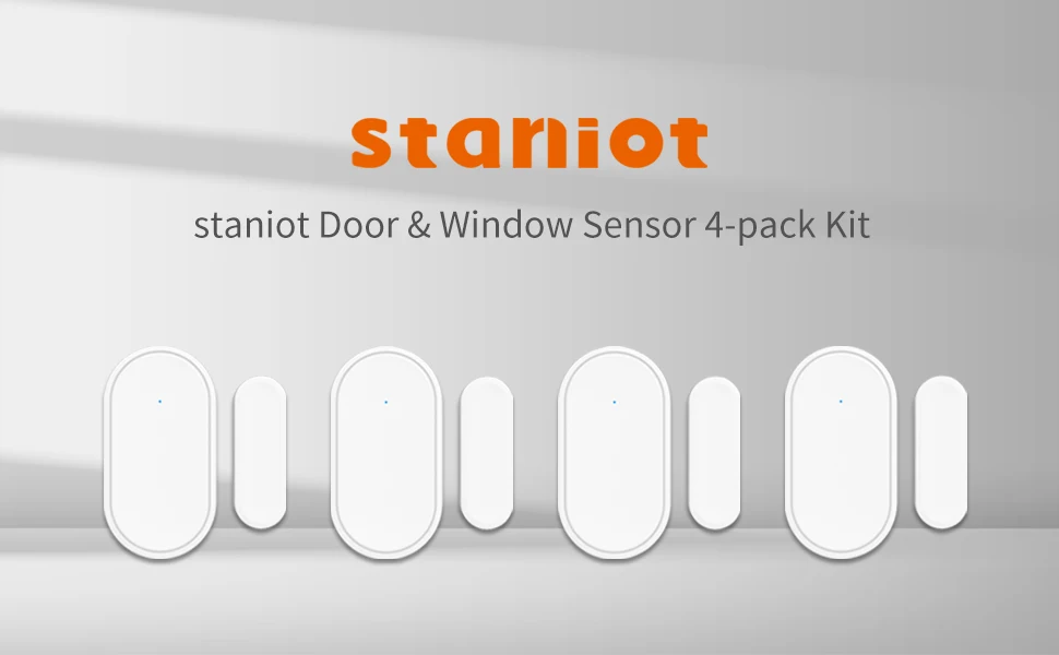 Staniot DS030 Tuya 433mhz Alarm Accessories Smart Remote Control Wireless Door and Window Alarm Sensor Door Open/Closed Detecors