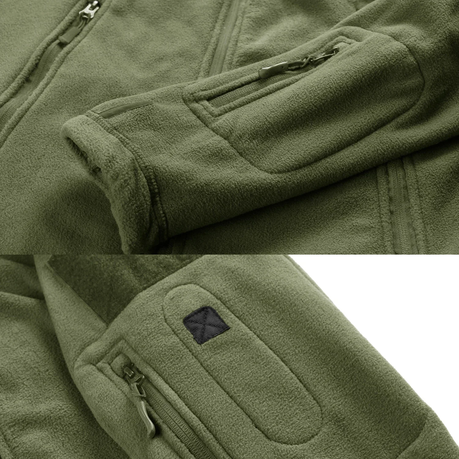Men Winter  Jacket Fleece Tactical  Green Jacket Thermal Hooded Jacket Coat Autumn Outerwear Mens Clothing